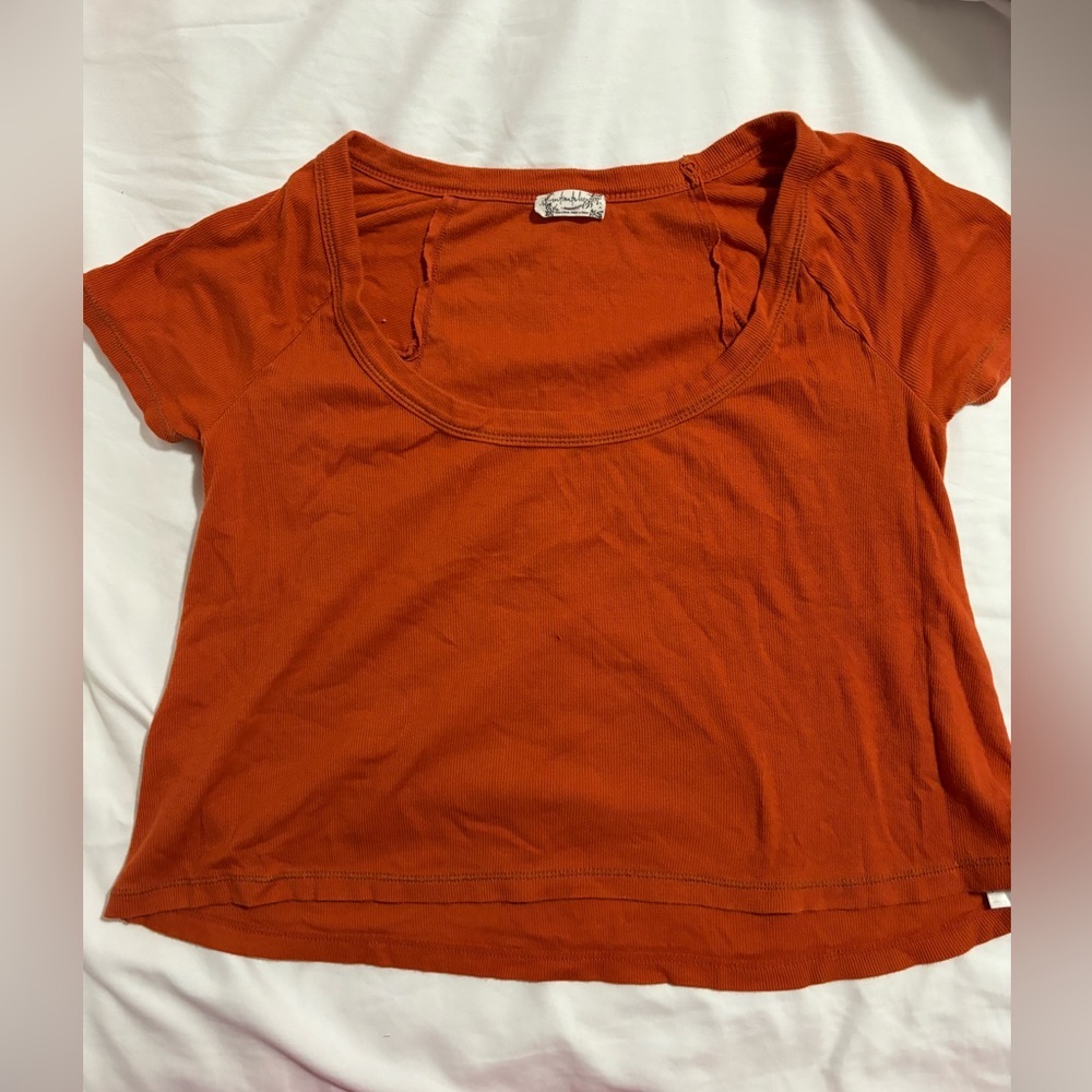 Free People Lisa Baby Tee, Size Small